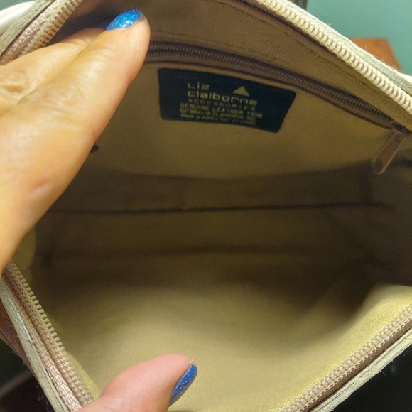 LIZ🔺️CLAIBORNE Vintage RARE 1984 P!NK Crossbody Shoulder-bag w/ L🔺️C Wallet - Picture 10 of 16